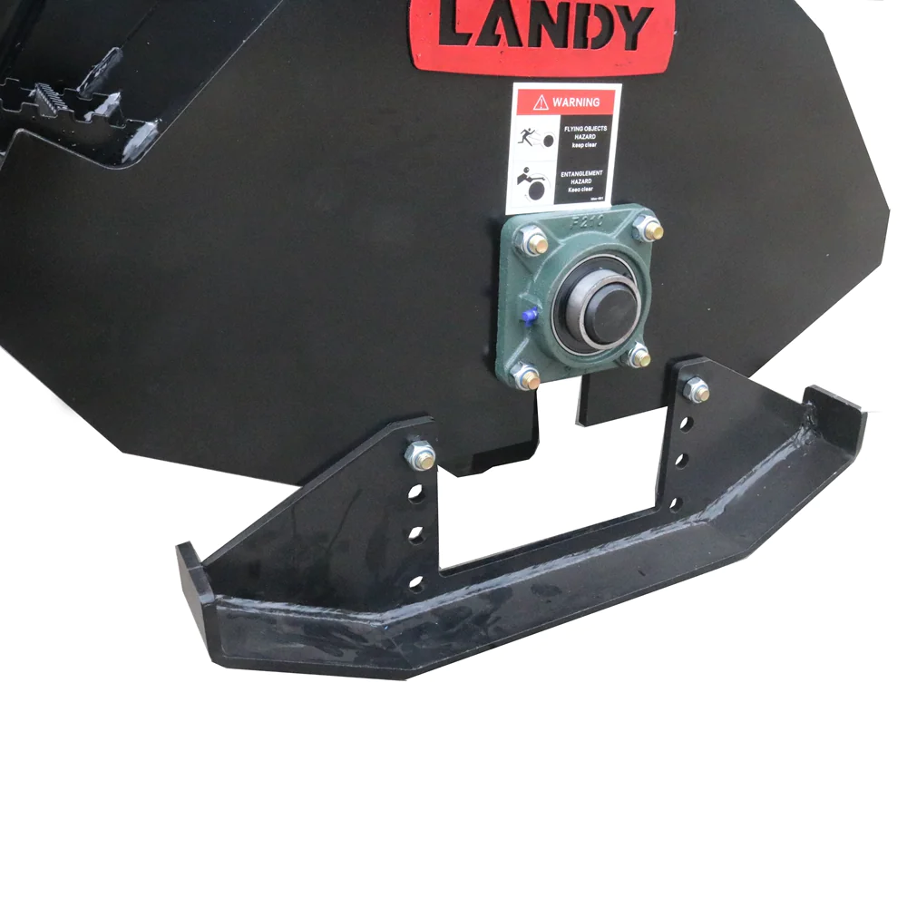 Landy Attachments 72" Skid Steer Bi-Directional Driven Rotary Tiller Attachment