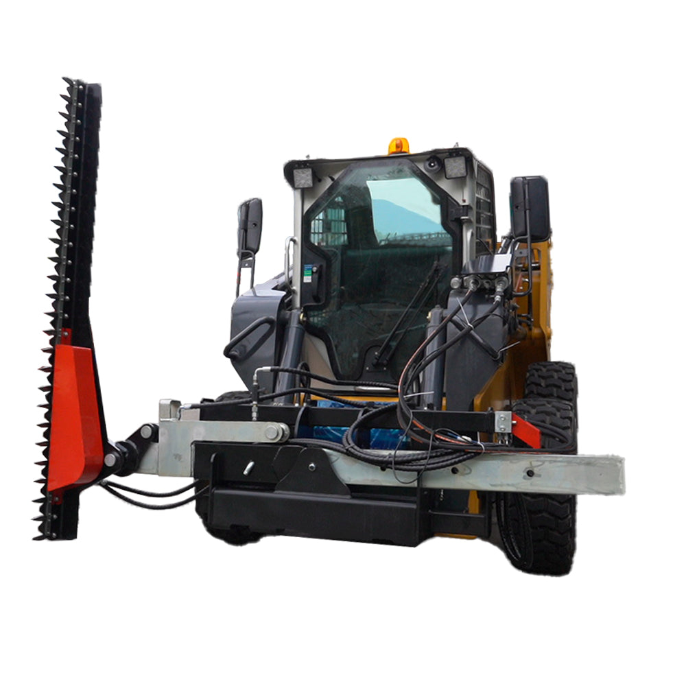 Skid Steer Front End Wheel Loader Sickle Bar Mower Attachment Hydraulic Hedge Trimmer and Lawn Mower for Gardening