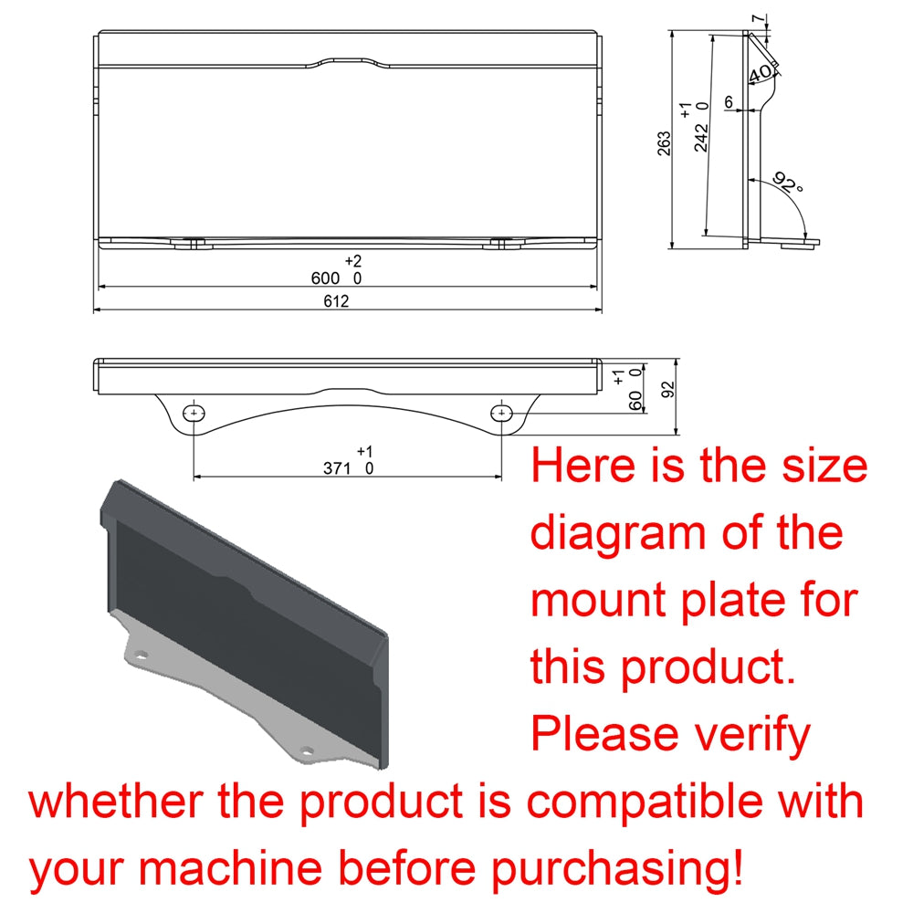 Landy Attachments Skid Steer Loader Mini Leveling Bar