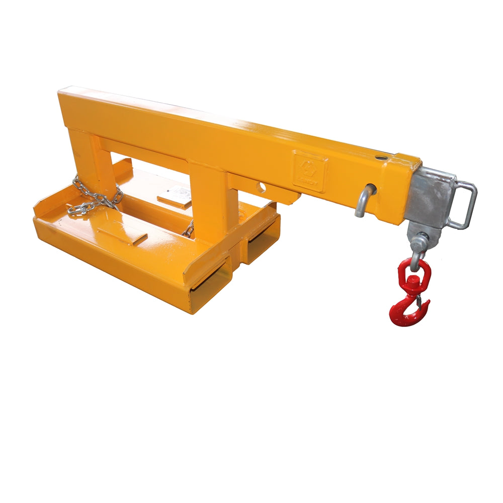 Landy Attachments Forklift Short Mobile Crane Lifting Hoist Jib Boom 5500lb Capacity