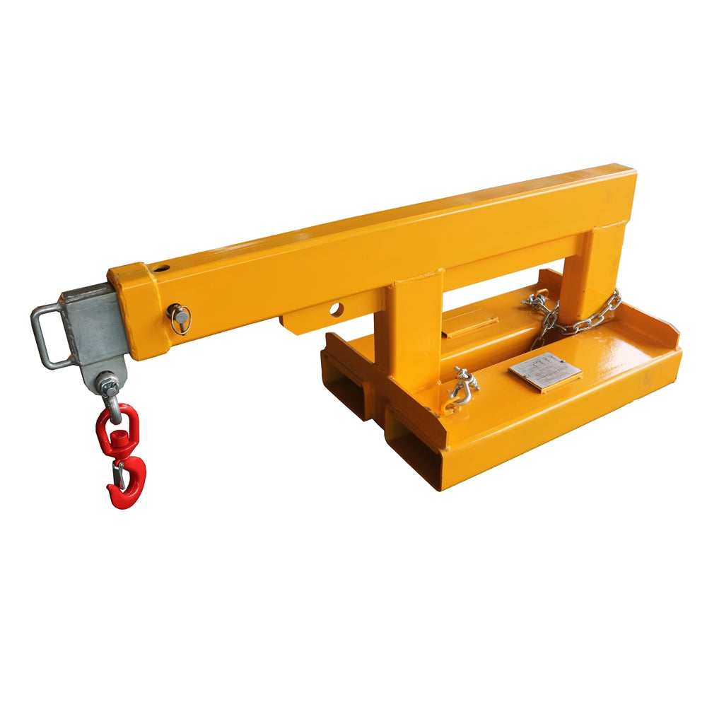 Landy Attachments Forklift Short Mobile Crane Lifting Hoist Jib Boom 5500lb Capacity
